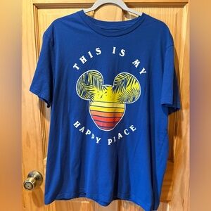 Disney Family Fun Mens size XL logo “This is my happy place”